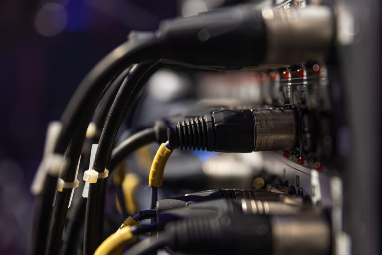 audio snake stage box with xlr cables jacks live show scaled
